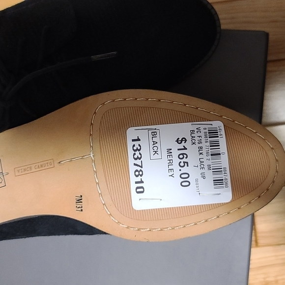 New In Box VINCE CAMUTO MERLEY OXFORD SHOES Sneakerina US 7 - Picture 4 of 8